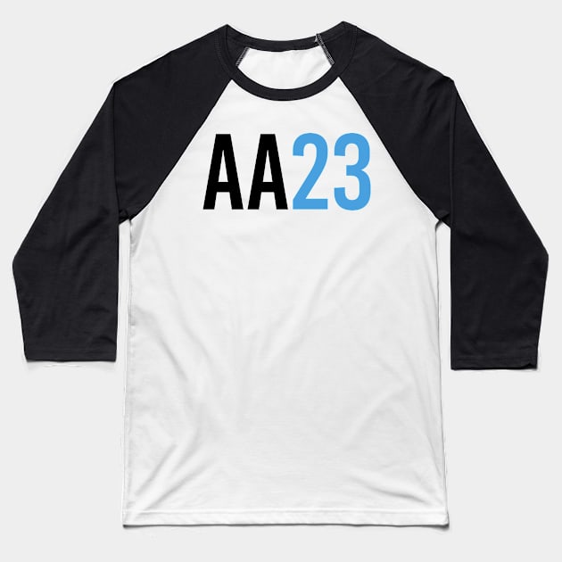 Alexander Albon 23 - Driver Initials and Number Baseball T-Shirt by GreazyL